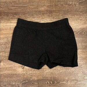 J. Crew Black Laced High Waist Women's Shorts